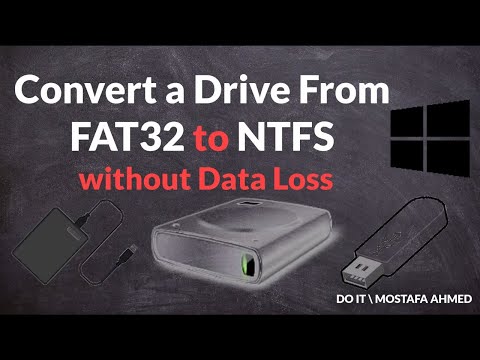 How to Convert a Windows Drive from FAT32 to NTFS