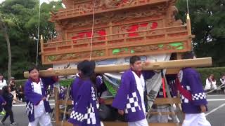 2016西条祭り　伊曽乃神社祭礼　巡行　予土線４