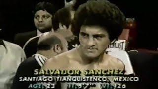 Salvador Sanchez vs Jorge "Rocky" Garcia(1982 05 08) - Eighth title defense