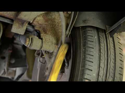 Removing Rusted Corroded Nut Near Rear Shock Absorber Removing Rusted Corroded Nut Near Rear Shock Absorber