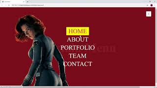 How To Create Curtain Layer Menu | Fullscreen Overlay Navigation Menu | Using HTML, CSS and Js