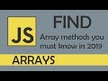 find and findIndex in JS - [ Array methods you must know in 2019 ]