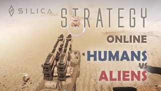 Silica - Early Acces - Online Multiplayer GAMEPLAY - Strategy  Rift Basin - Humans vs Aliens