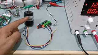 การควบคุม มอเตอร์บัสเลส BLDC Motor BLDC3650 แบบ 5 สาย โดยใช้ PWM Speed Controller