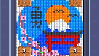 Pixel Flow Level 358. Walkthrough Gameplay