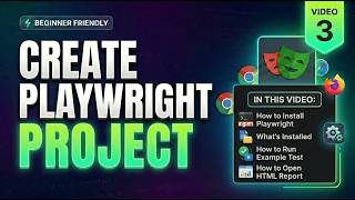 Playwright Tutorial #3 How to Install Playwright Step by Step | Run Tests & Open HTML Report