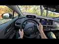 2023 toyota prius xle fwd pov test drive binaural audio