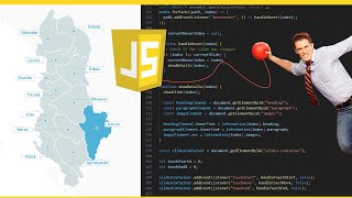 Make a Clickable SVG Map using JavaScript