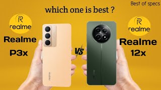 realme P3x vs Realme 12x comparison