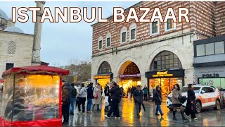 Istanbul Spice Bazaar Turkiye 2025 Walking Tour | Oldest Market 4KHDR | Parivish World