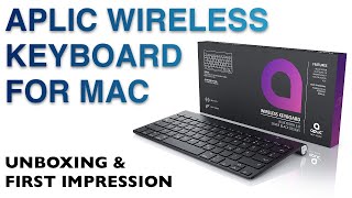 Aplic (CSL) Bluetooth Keyboard Mac Layout - Unboxing and First Test