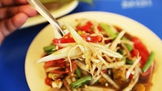 อร่อยเหาะ! ร้านส้มตำขนมจีนเจ้าเด็ดเมืองชัยภูมิ ร้านใต้ถุนขนมจีน (ใต้ถุนข้าวปุ้น)  อ.เมืองชัยภูมิ