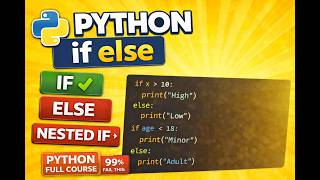 Most Beginners Fail Here – Python If Else & Nested If Explained with real Examples