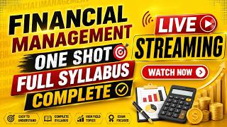 Financial Management One Shot Full Syllabus Complete | #mathursirclasses #calcuttauniversity