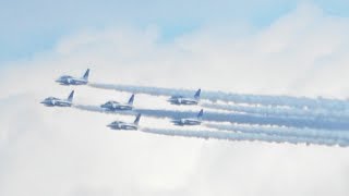 清水みなと祭り2017 航空自衛隊ブルーインパルス予行 晴天編隊連携機動飛行 JASDF BlueImpulse