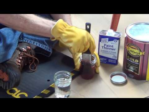 Cleaning Paint Brushes with Mineral Spirits Cleaning Paint Brushes with Mineral Spirits