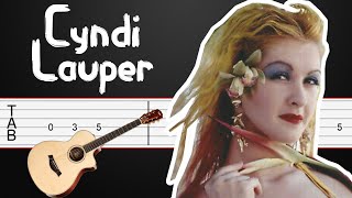True Colors - Cyndi Lauper Guitar Tabs, Guitar Tutorial, Guitar Lesson (Fingerstyle)