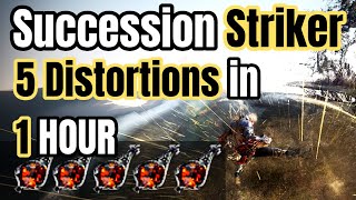 BDO - 5 Distortions in 1 hour - 274/329 Succ Striker Star's End - Black Desert Online