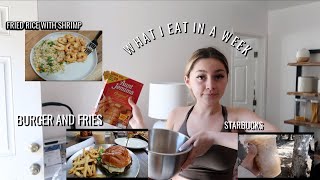 what I eat in a week living on my own