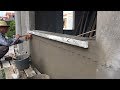 Construction - BEAUTIFUL WINDOWS - Sand And Cement Rendering Technique Under Windows