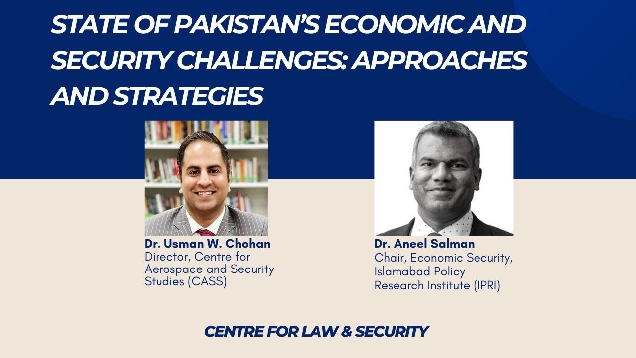 State Of Pakistan’s Economic And Security Challenges: Approaches And ...