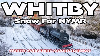 Heavy Snow For NYMR Nr Whitby - North Yorkshire Moors Railway Hogsmeade, Aidensfield, Goathland.