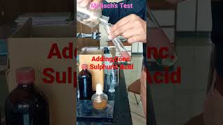 Identification Test for Carbohydrates | Molisch's Test