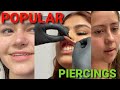 Popular piecings compilation 💥 #piercings