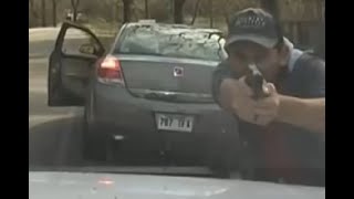 Dash-cam video captures shootout with suspect in Northwest Arkansas