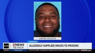 Man arrested in Las Vegas for supplying drugs to Nevada and California prisons, second-degree murder