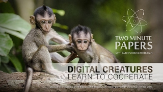 Digital Creatures Learn to Cooperate | Two Minute Papers #128