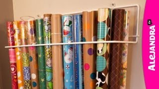 How to Organize Wrapping Paper