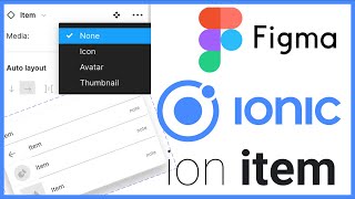 Ion Item Customization - Ionic 5 Figma Design System