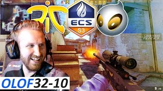 olofmeister 32-10 POV / fnatic vs dignitas / Inferno / CS:GO ECS Season 3