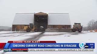 Syracuse Roads: Checking on road conditions tonight