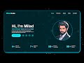 How to Create a modern portfolio website using only html and CSS