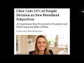Uber cuts 23% of people division as new President Jill Hazelbaker takes over. 