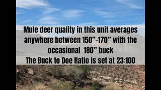 Colorado GMU Unit 70 Hunting Information