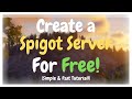 How to make a Spigot 1.18 Server for Free! [2022] |High Performance|