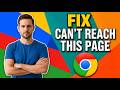 How To Fix Can’t Reach This Page Took Too Long To Respond (Easy Guide)