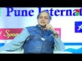 dr shashi tharoor in 12thpuneintl lit fest and engaging in conversation on book awonderlandofwords