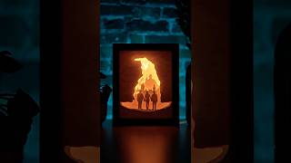 Harry Potter DIY Lightbox ⚡️🪄 #harrypotter #papercraft