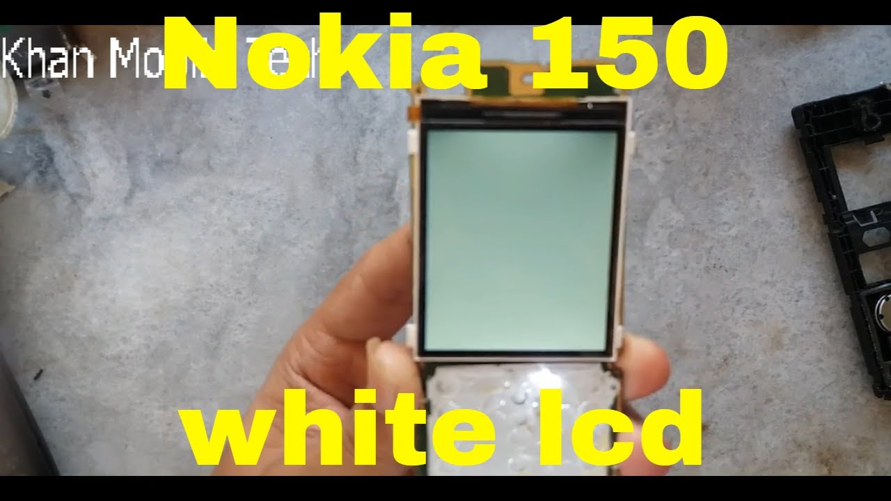 Nokia 150 White Display Solution - YouTube