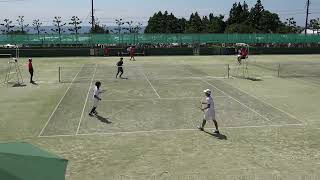 2021年IH ソフトテニス 男子個人4回戦 東淳之介・苫米地勝成 八戸工大一(青森) vs 佐藤優光・菅原伯斗 羽黒(山形)