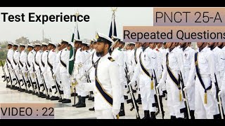 PNCT 25-A | Most Repeated Question's | Test Experience | VIDEO : 22 | Military Mindset