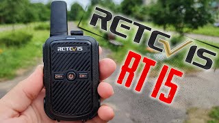 ВОТ ЭТО ЧУДО ! \\ МИНИ Рация из Китая RETEVIS RT15 - Обзор и ТЕСТЫ