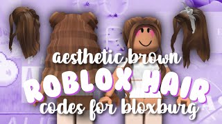 Brown Hair Roblox Codes