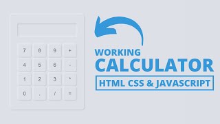 Working Calculator using HTML CSS & Javascript | Neumorphism UI Design