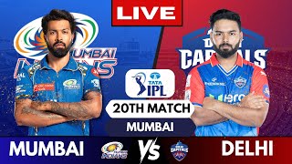🔴 Live IPL: Mumbai Indians Vs Delhi Capitals | Live Match, MI vs DC | IPL Live Scores & Commentary