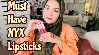 3 must have NYX lipsticks for Brown Skin Girls